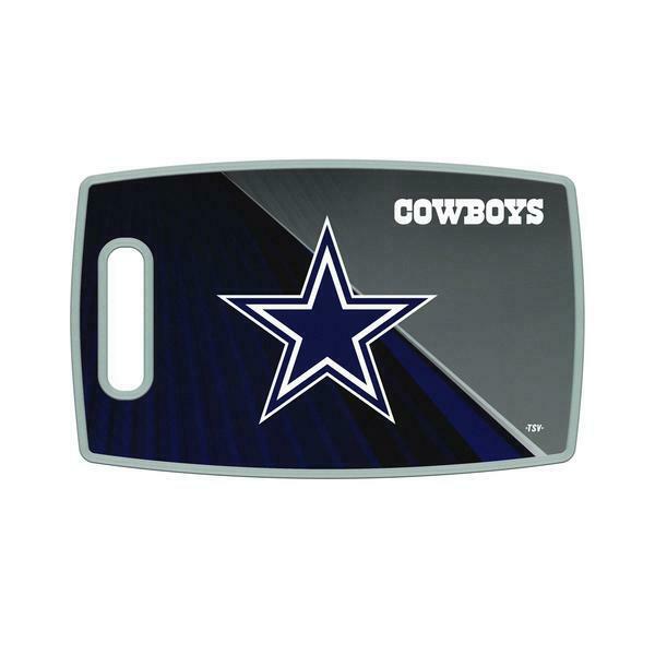 Sports Vault NFL Dallas Cowboys Large Cutting Board 14.5" X 9"