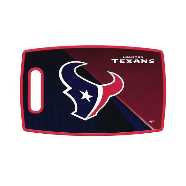 Sports Vault NFL Houston Texans Large Cutting Board 14.5" X 9"