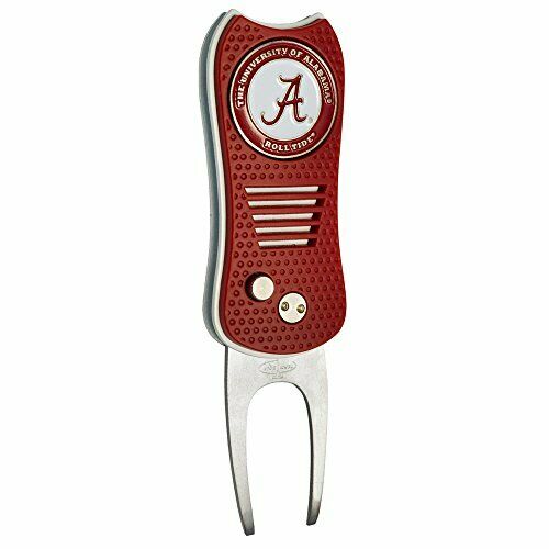 Team Golf NCAA Alablama Crimson Tide Switchblade Divot Tool with Ball Marker