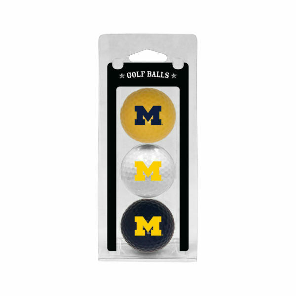 Team Golf NCAA Michigan Wolverines Regulation Golf Balls 3-Pack