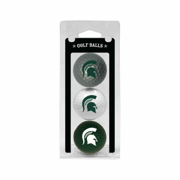 Team Golf NCAA Michigan State Spartans Regulation Golf Balls 3-Pack