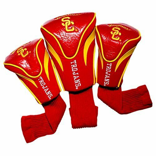 Team Golf NCAA USC Trojans Contour Golf Club Headcovers 3-Pack