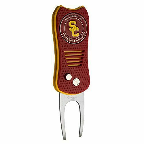 Team Golf NCAA USC Trojans Switchblade Divot Tool with Ball Marker