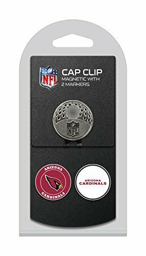 Team Golf NFL Arizona Cardinals Golf Cap Clip with 2 Magnetic Ball Markers