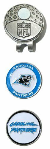 Team Golf NFL Carolina Panthers Golf Cap Clip with 2 Magnetic Markers