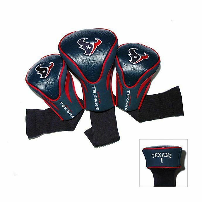 Team Golf NFL Houston Texans Contour Golf Club Headcovers 3-Pack