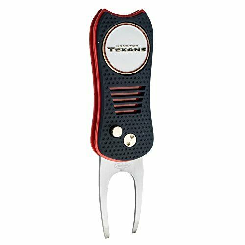 Team Golf NFL Houston Texans Switchblade Divot Tool with Ball Marker