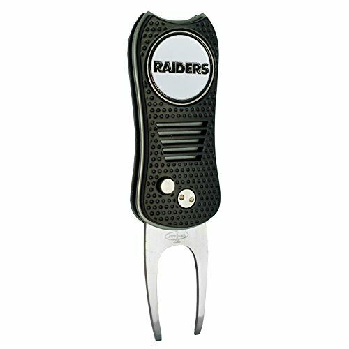 Team Golf NFL Las Vegas Raiders Switchblade Divot Tool with Ball Marker