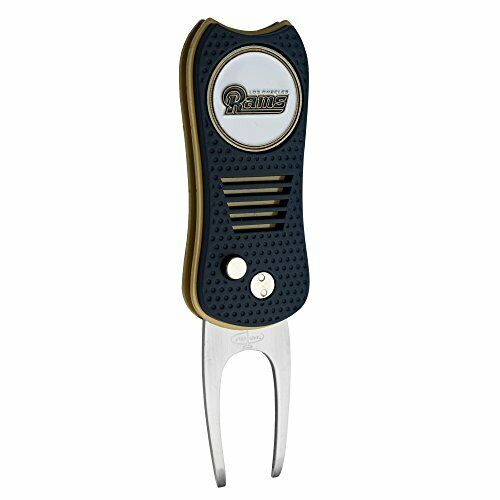 Team Golf NFL Los Angeles Rams Switchblade Divot Tool with Ball Marker