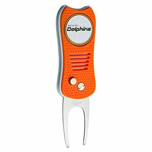 Team Golf NFL Miami Dolphins Switchblade Divot Tool with Ball Marker