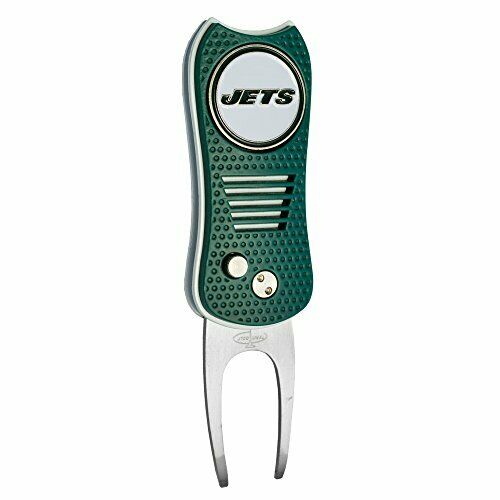 Team Golf NFL New York Jets Switchblade Divot Tool with Ball Marker