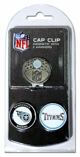 Team Golf NFL Tennessee Titans Golf Cap Clip with 2 Magnetic Markers