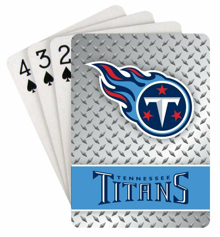PSG NFL Licensed Tennessee Titans Diamond Plate Playing Cards