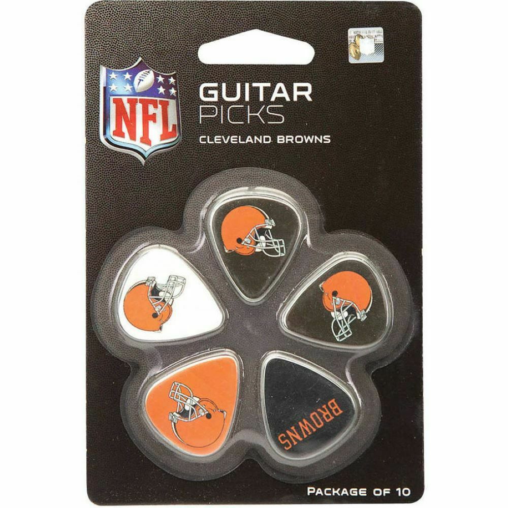 The Sports Vault Woodrow Guitar NFL Cleveland Browns Guitar Picks