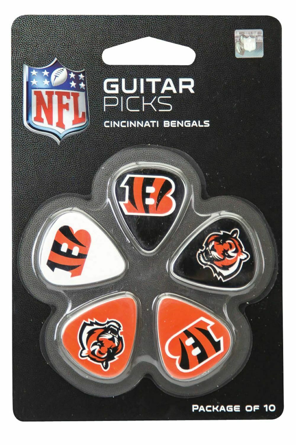 The Sports Vault Woodrow Guitar NFL Cincinnati Bengals Guitar Picks