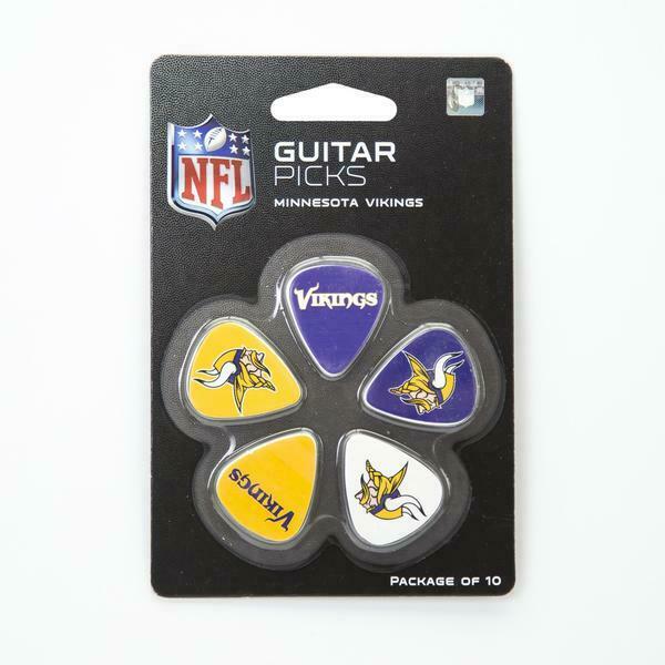 The Sports Vault Woodrow Guitar NFL Minnesota Vikings Guitar Picks