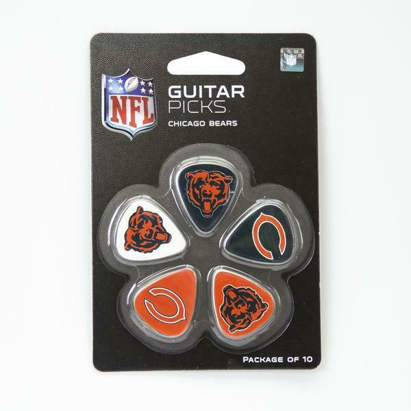 The Sports Vault Woodrow Guitar NFL Chicago Bears Guitar Picks