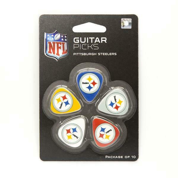 The Sports Vault Woodrow Guitar NFL Pittsburgh Steelers Guitar Picks