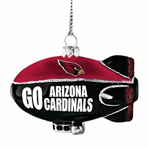 Topperscot NFL Arizona Cardinals Blown Glass Blimp Ornament