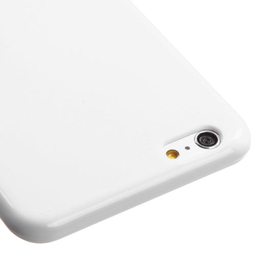 MyBat APPLE iPhone 6 Plus Glassy Gummy Cover - Retail Packaging - White