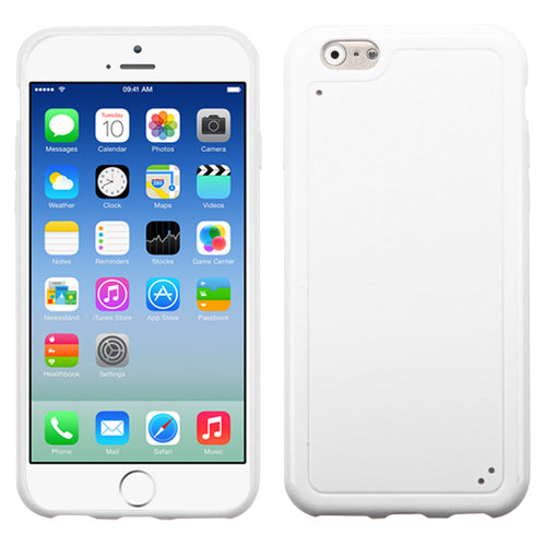 MyBat T-Clear/Taro Purple Gummy Cover with Rabbit Ears for Apple iPhone 6 - Retail Packaging - White