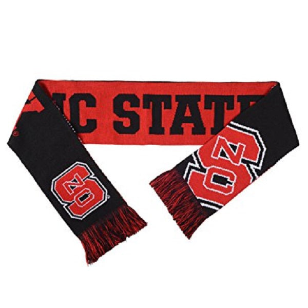 FOCO NCAA North Carolina State Wolfpack Reversible Split Logo Scarf