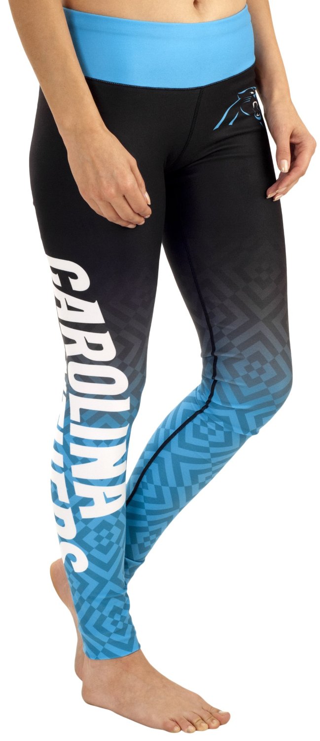 FOCO NFL Carolina Panthers Gradient Print Leggings Women's Medium