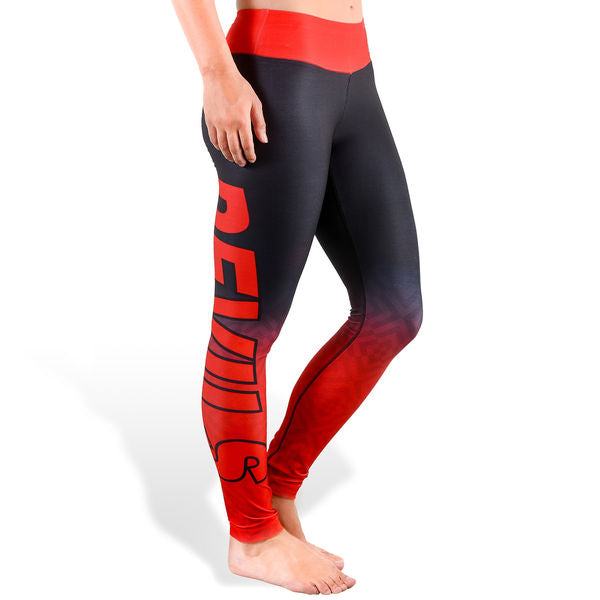 FOCO NHL New Jersey Devils Gradient Print Leggings Women's Small