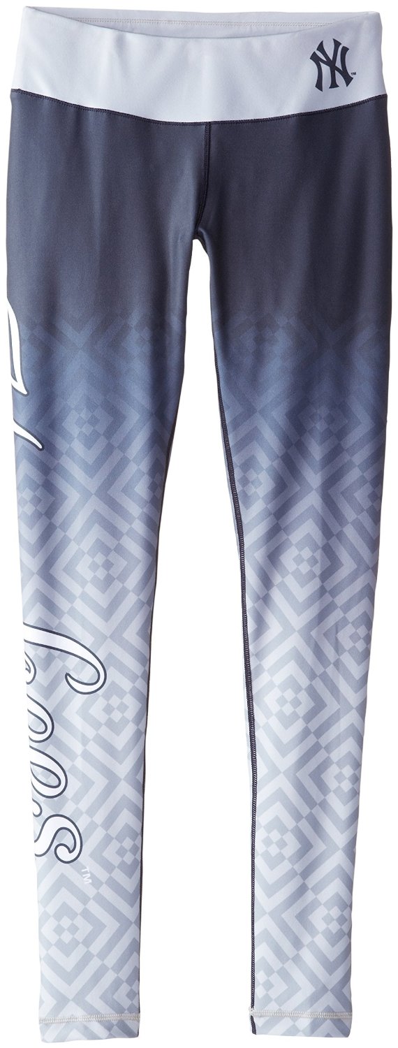 New York Yankees Gradient Big Logo Print Legging Small…
