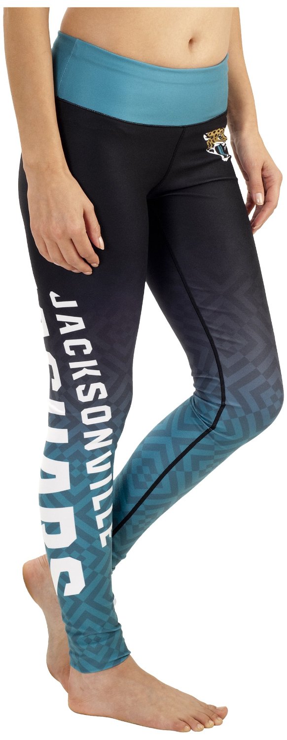 FOCO NFL Jacksonville Jaguars Gradient Print Leggings Women's Extra Small