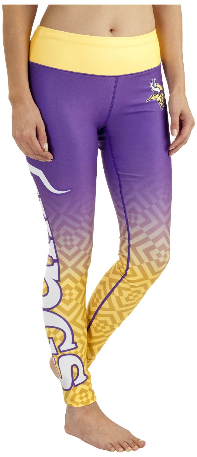FOCO NFL Minnesota Vikings Gradient Print Leggings Women's Extra Small
