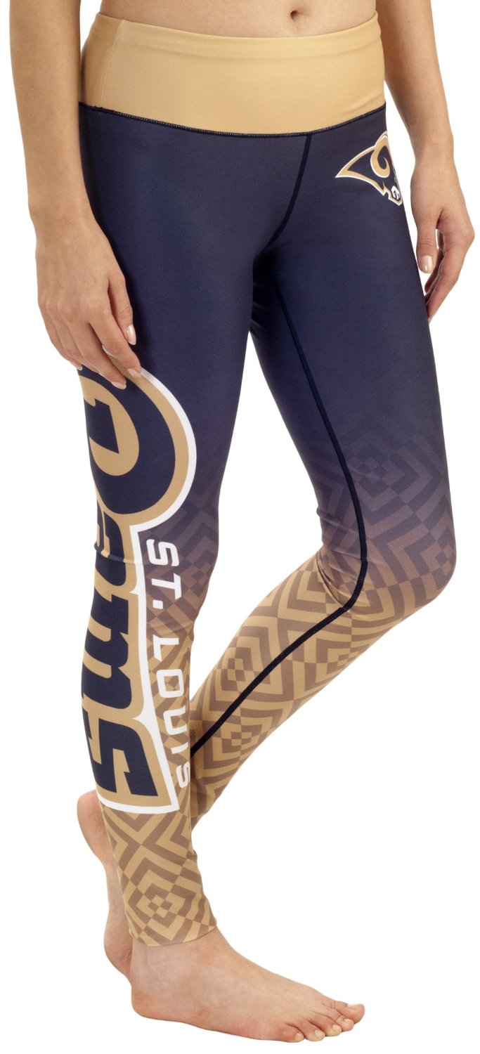 FOCO NFL St. Louis Rams Gradient Print Leggings Women's Medium