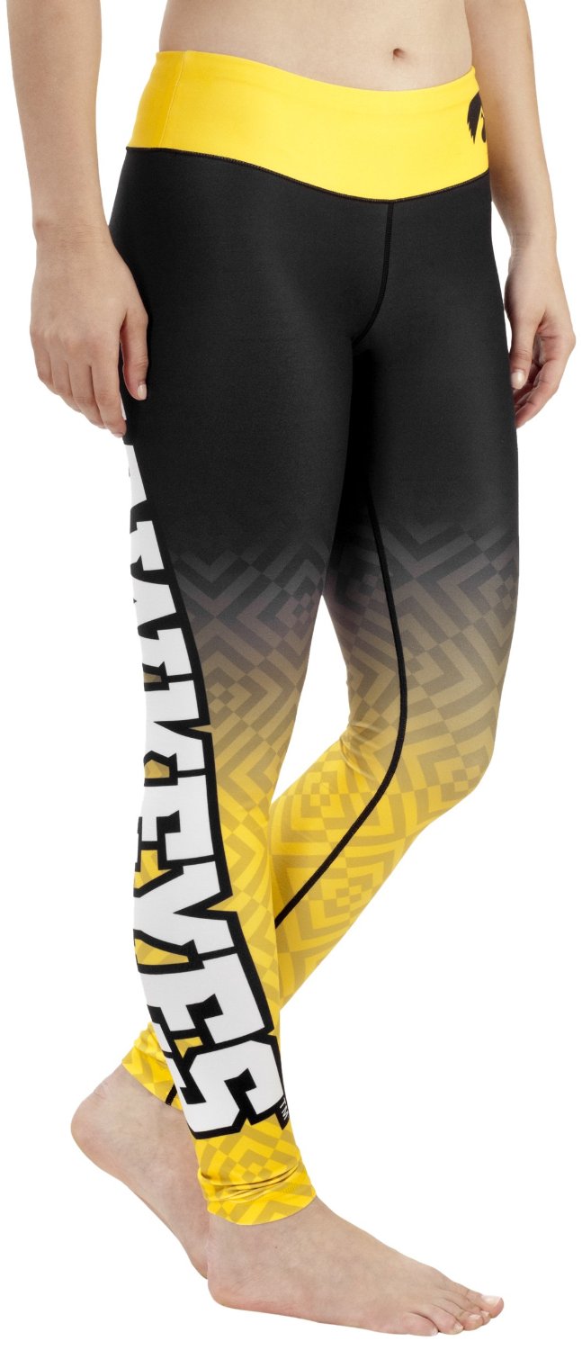 FOCO NCAA Iowa Hawkeyes Gradient Print Leggings Women's Extra Small