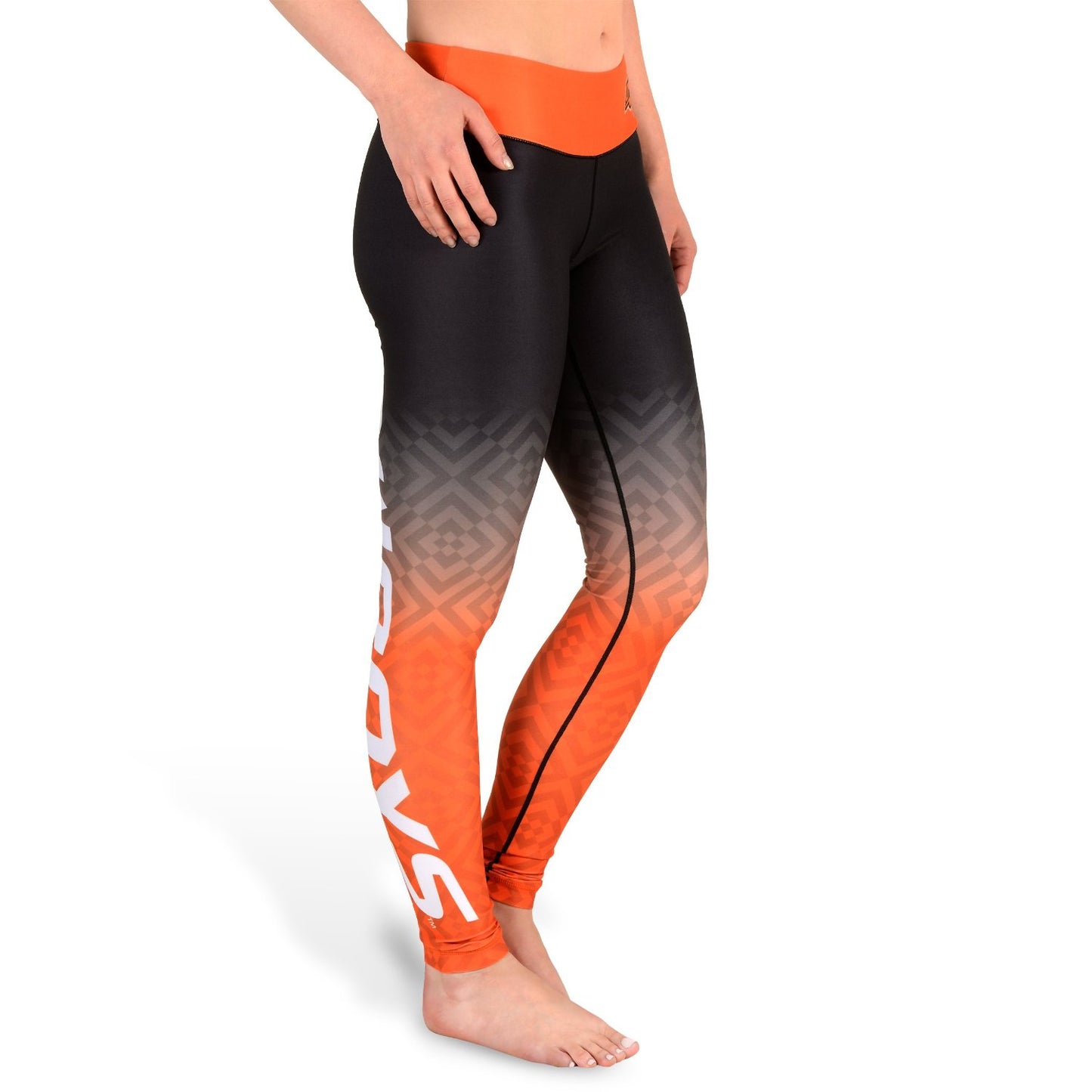 FOCO NCAA Oklahoma State Cowboys Gradient Print Leggings Women's Large