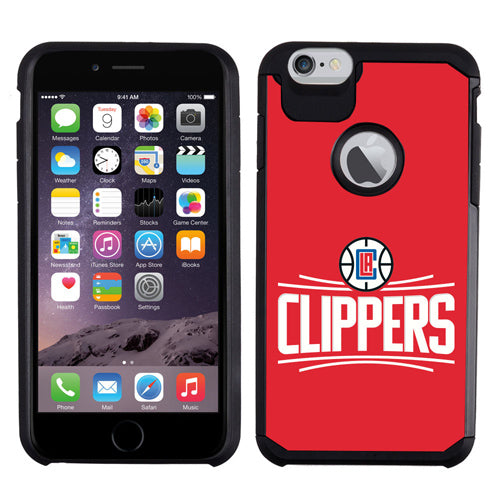HOOT NBA Los Angeles Clippers Textured Case for iPhone 8+, 7+, 6+, & 6s+ (5.5")