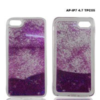 GSA Liquid Glitter Candy Case For iPhone SE (2022), (2020), 8 & 7 (4.7") Dark Purple