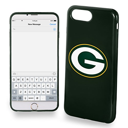 FOCO NFL Green Bay Packers Soft Case for iPhone 8 +, 7 + (5.5")