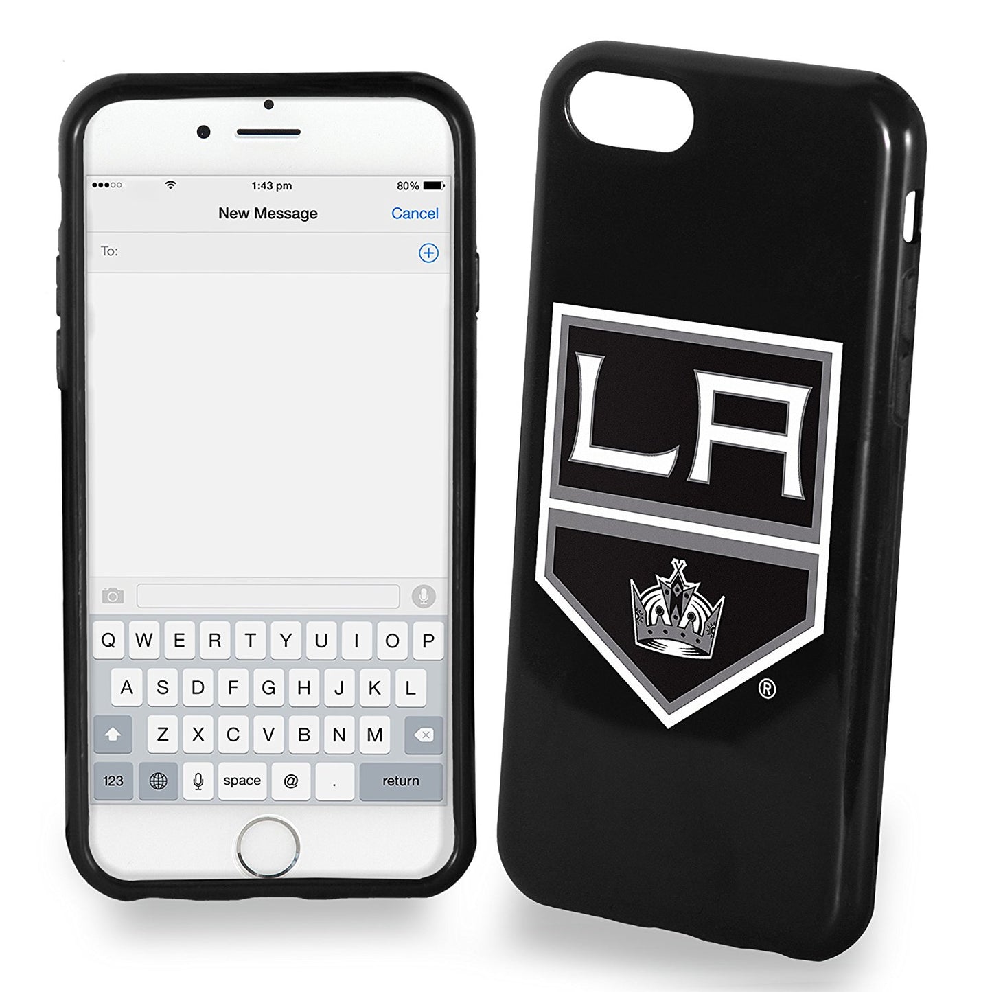 FOCO NHL Los Angeles Kings Soft Case iPhone SE (2022), (20), 8, 7 (4.7")