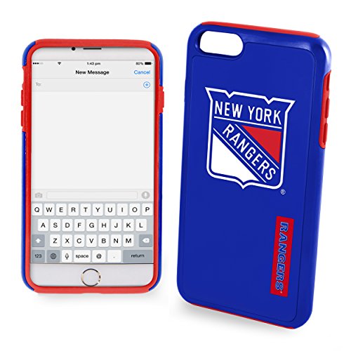 FOCO NHL New York Rangers Hybrid Case For iPhone 8+, 7+, 6S+, 6+ (5.5")