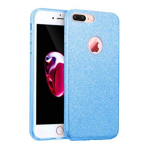 GSA Premium Glitter Candy Case For iPhone SE (2022), (2020), 8 & 7 (4.7") Blue