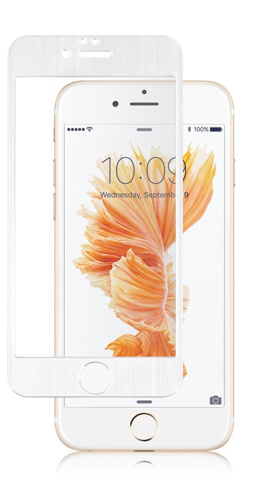 DW Tempered Glass for iPhone 6/6s - Silver Silk