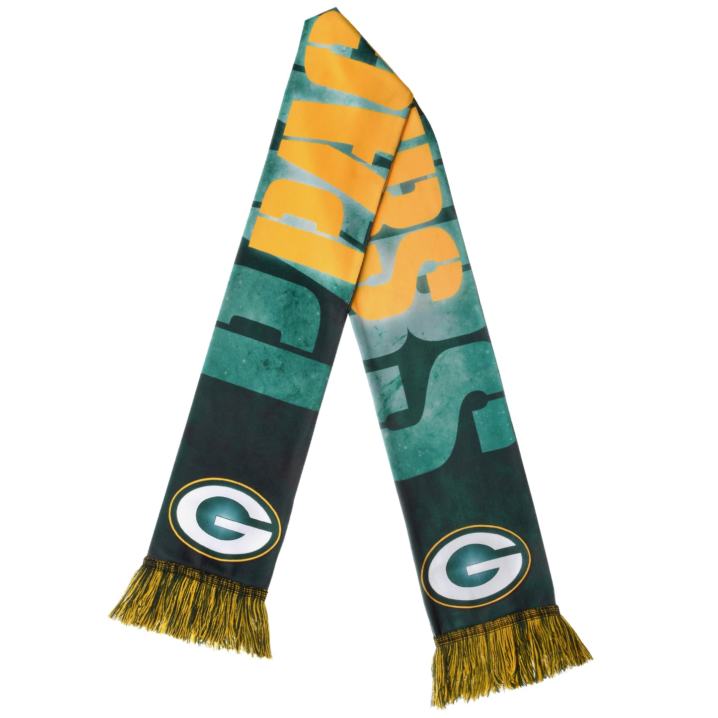 FOCO NFL Green Bay Packers Wordmark Printed 66" Scarf