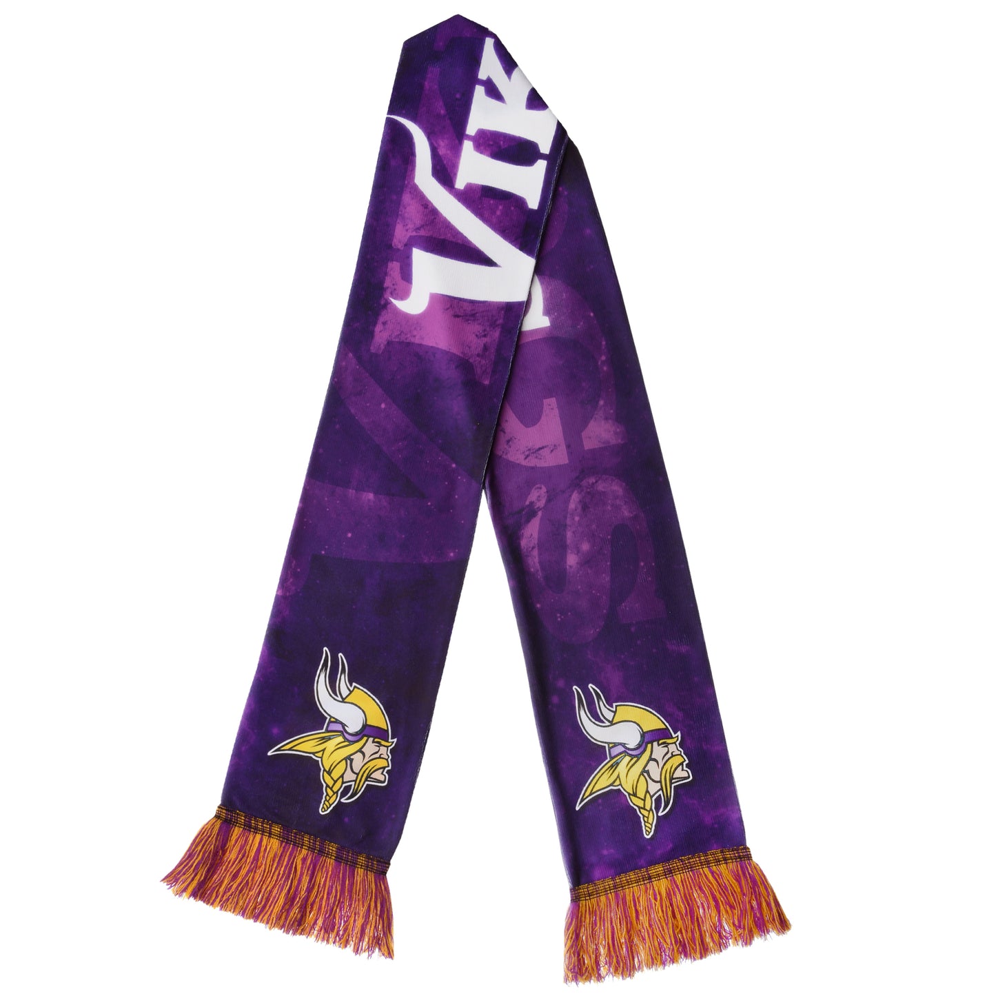 FOCO NFL Minnesota Vikings Wordmark Printed Scarf 66"