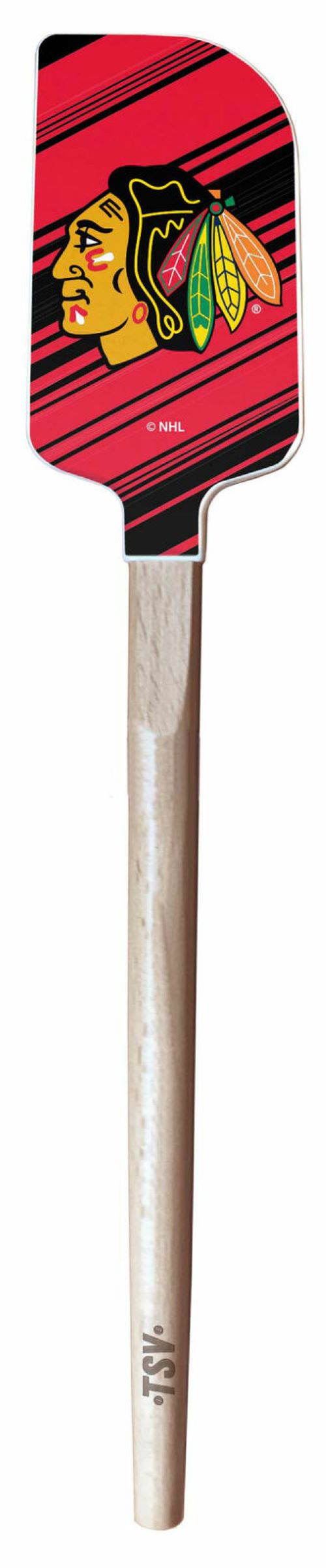 SportsVault NHL Licensed Chicago Blackhawks Large Silicone Spatula