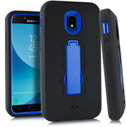 GSA Hybrid Kickstand Case For Samsung Galaxy J3 (2018), J337, J3 Star Black/Blue