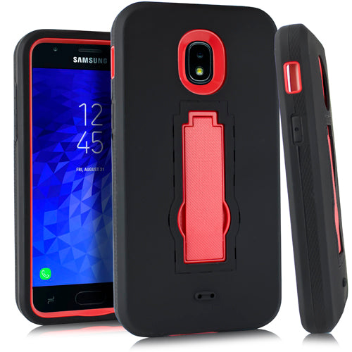 GSA Hybrid Kickstand Case For Samsung Galaxy J7 (2018), J7 2018, J737, J7 Refine Red