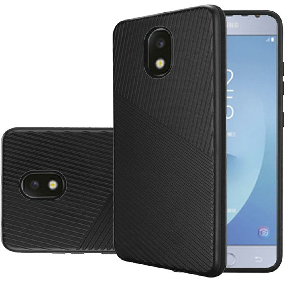 GSA Embossed Hybrid Case For Samsung Galaxy J7 (2018), J737 Black