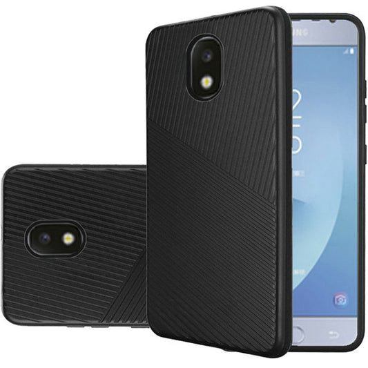 GSA Embossed Hybrid Case For Samsung Galaxy J7 (2018), J737 Black
