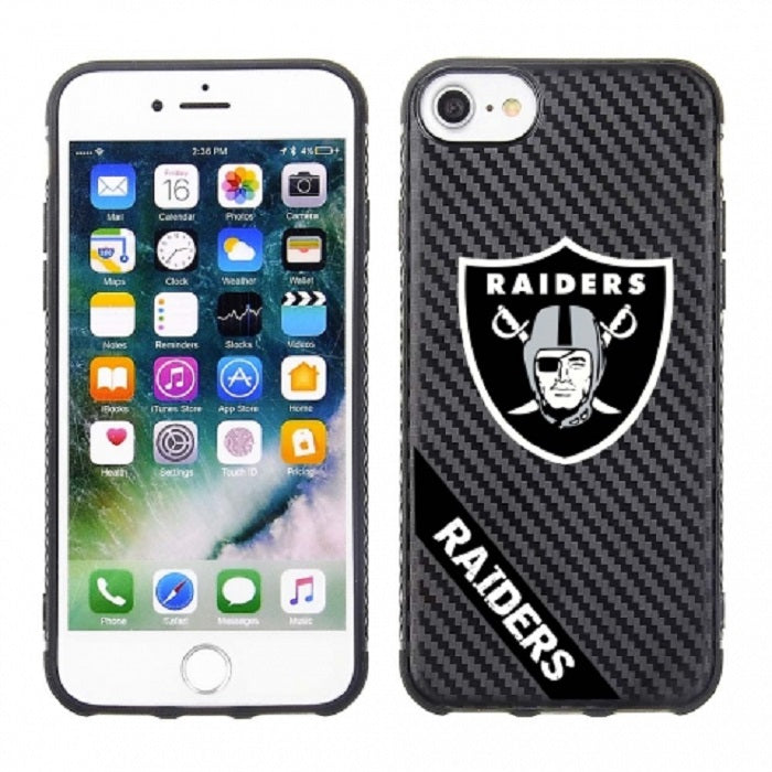 PBG NFL Las Vegas Raiders Black Carbon for iPhone SE (2020-22), 8, 7 & 6S (4.7")