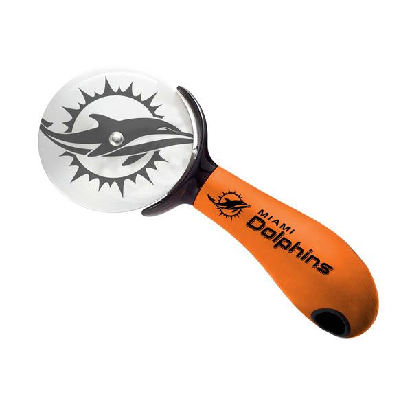Sports Vault NFL Miami Dolphins Pizza Cutter - Licensed Collection 3.25" Wheel